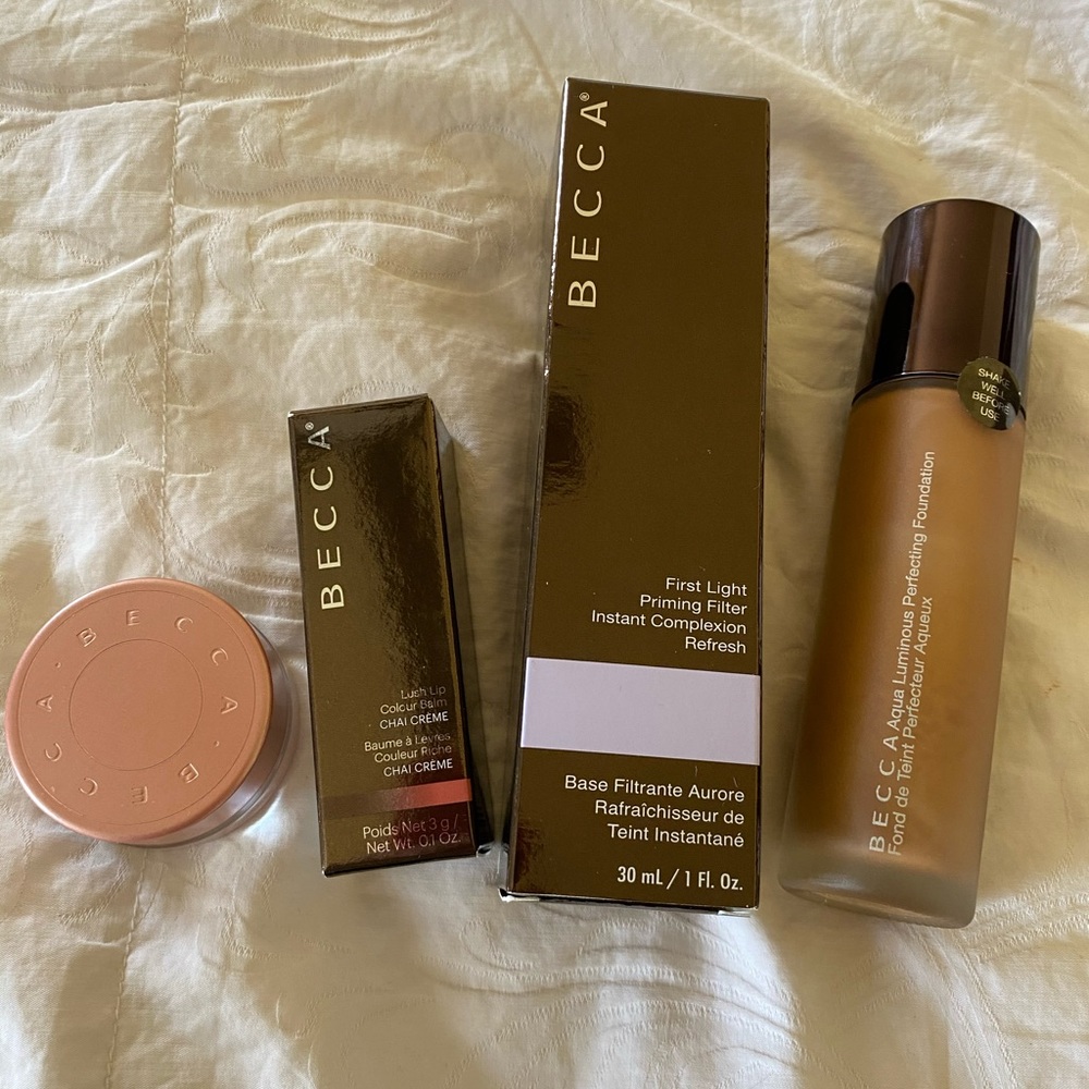 BECCA Cosmetics - set of 3 (read listing)